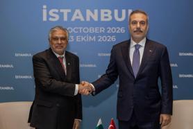 Bakan Fidan, Pakistan Dışişleri Bakanı Ishaq Dar ile bir araya geldi