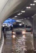 Pendik'te sağanağın ardından tüneli su bastı