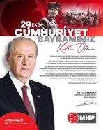 MHP Genel Başkanı Bahçeli'den 29 Ekim Cumhuriyet Bayramı mesajı
