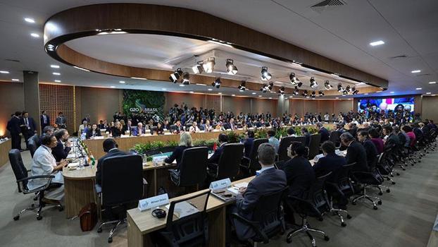 Bakan Fidan, 'G20 Dışişleri Bakanları Toplantısı'nda mevkidaşlarına hitap etti