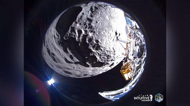 ABD’nin uzay aracı Ay’ın görüntüsünü paylaştı