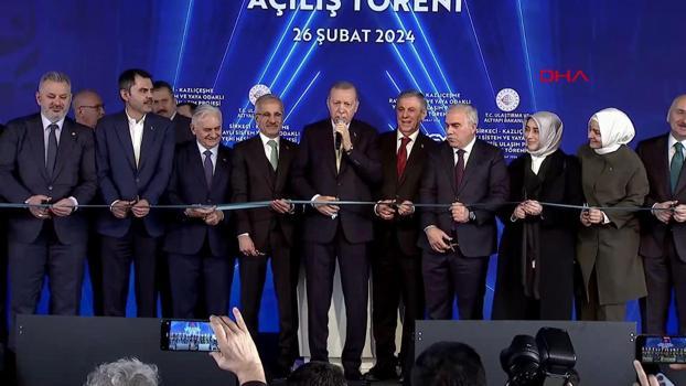 Cumhurbaşkanı Erdoğan: İstanbul'da tamamlanan raylı sistem ağlarının toplam uzunluğu 340 kilometreye çıkmaktadır