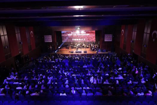 Mardin’de 'Gazze İçin Ben de Oradayım' konseri