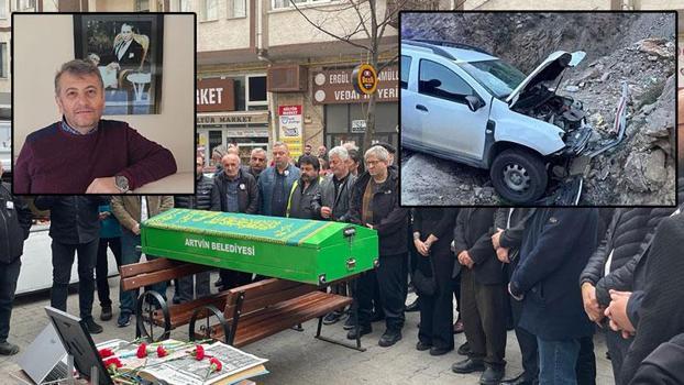 Kazada yaşamını yitiren gazeteci, törenle son yolculuğuna uğurlandı