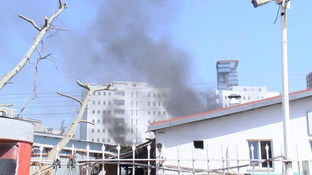 İstanbul - Küçükçekmece'de tekstil fabrikasında yangın