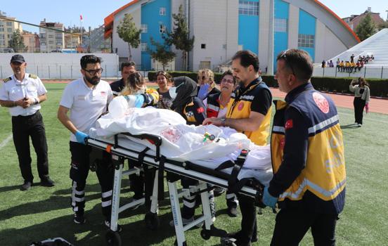 Akciğer nakli için ambulans helikopterle Ankara'ya gönderildi