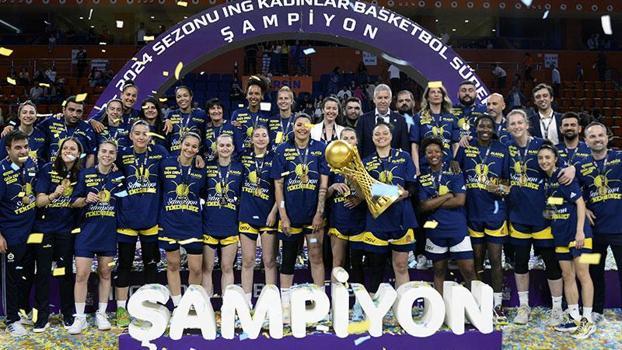 Kadınlar Basketbol Süper Ligi'nde şampiyon Fenerbahçe Alagöz Holding