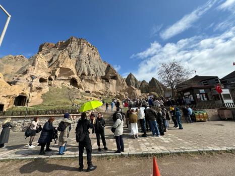 Kapadokya’nın gözdesi Aksaray'da ziyaretçi yoğunluğu