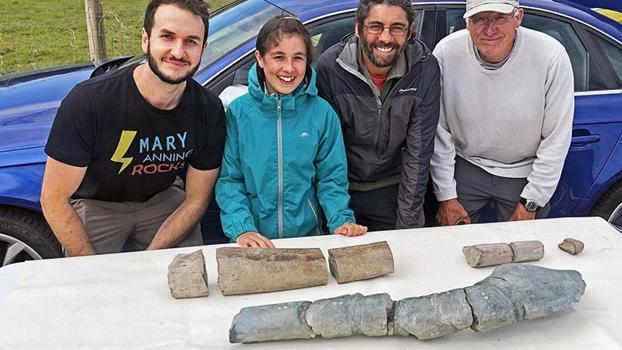 İngiliz kızın bulduğu fosilin, 202 milyon yaşında olduğu açıklandı