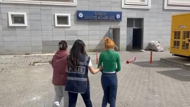 Samsun'da dil düşürme yöntemiyle hırsızlık yapan 6 kadından 3’ü tutuklandı