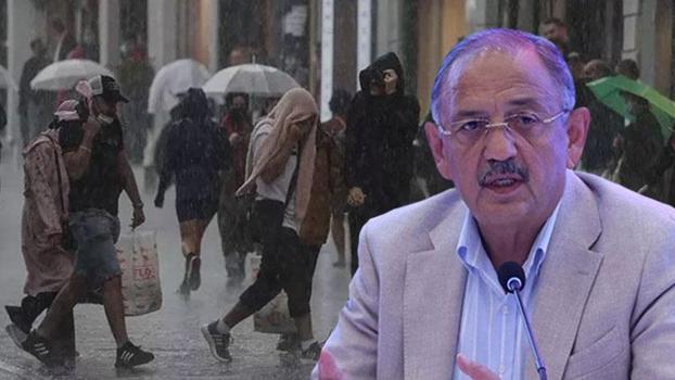 Bakan Özhaseki'den 'fırtına' ve 'yağış' uyarısı