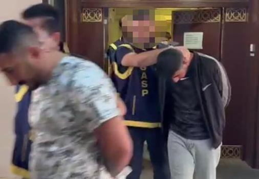 Ankara'da 2 kişiyi darbedip cep telefonu ve paralarını gasbeden 8 şüpheli tutuklandı