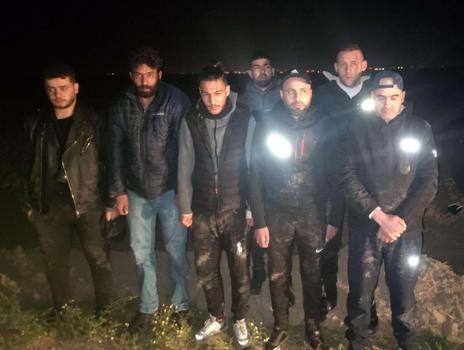 Edirne’de 7 kaçak göçmen yakalandı