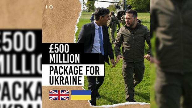 İngiltere’den Ukrayna’ya yarım milyar poundluk ek savunma paketi