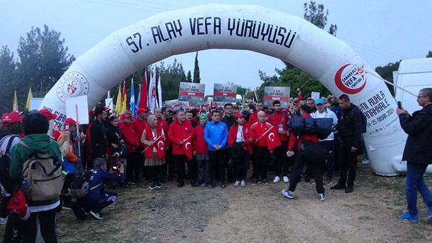 Bakan Bak, Çanakkale'de 57’nci Alay'a Vefa Yürüyüşü'ne katıldı