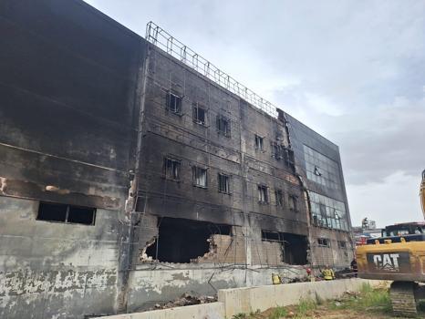 Ankara'da fabrika yangını (2)
