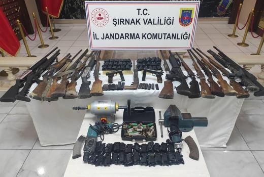 Şırnak’ta silah kaçakçılığı operasyonu: 7 gözaltı