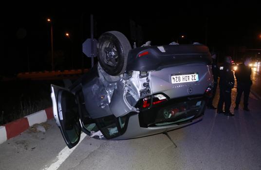 Burdur'da kaza; 1 yaralı
