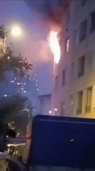 Ataşehir'de yangın