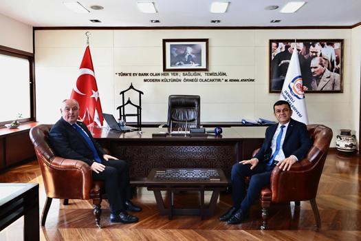 Denizli Valisi Coşkun'dan Başkan Çavuşoğlu'na ziyaret