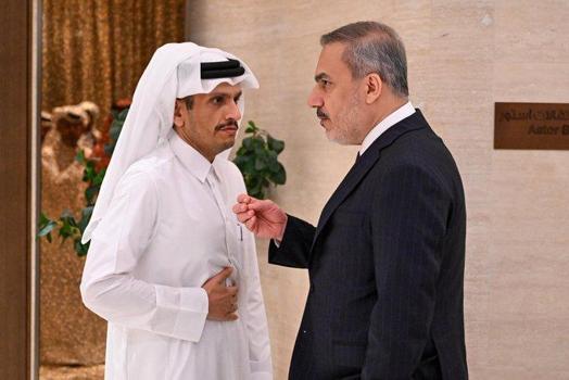 Bakan Fidan, Katar Başbakanı Al Sani ile bir araya geldi