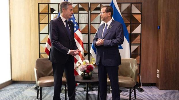Bakan Blinken, İsrail Cumhurbaşkanı Herzog ile görüştü