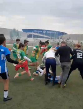 Kadınlar Futbol 3'üncü Ligi'ndeki olaylı maçta 7 oyuncu yaralandı