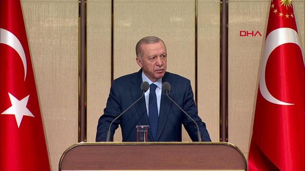 Erdoğan: Amerikan üniversitelerinde profesörler 'katliam dursun' dedikleri için linç ediliyor