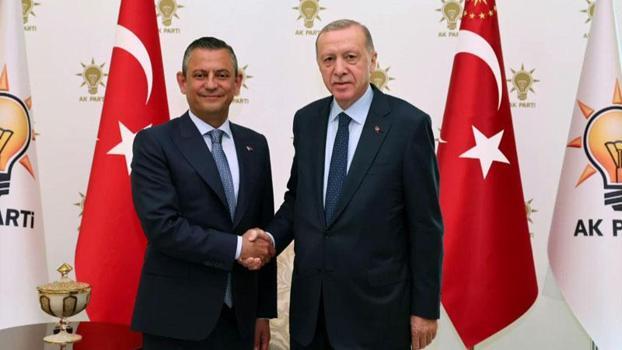 Cumhurbaşkanı Erdoğan, CHP Genel Başkanı Özgür Özel’i kabul ediyor