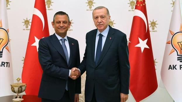 Cumhurbaşkanı Erdoğan, Özgür Özel ile bir araya geldi