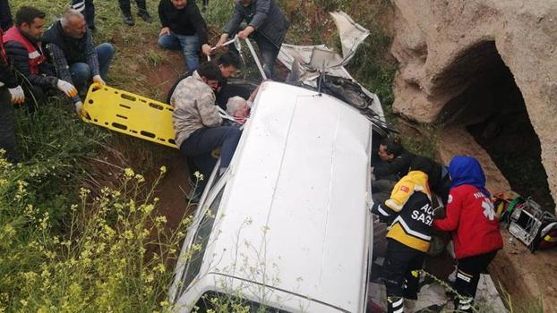 Kırıkkale'de otomobil menfeze düştü: 1 ölü, 3 yaralı