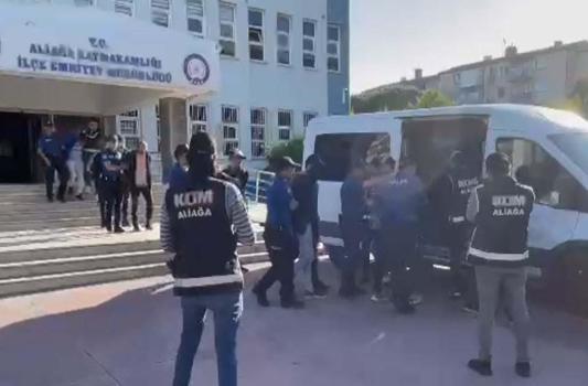 İzmir'de silah ve uyuşturucu operasyonunda 7 tutuklama