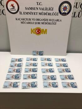 Samsun'da sahte parayla alışveriş yapan 2 kişi, yakalandı