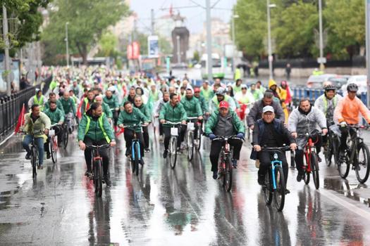 Kayseri'de 11'inci Yeşilay Bisiklet Turu düzenlendi