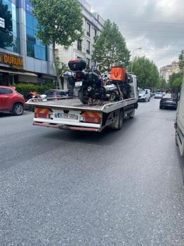 İstanbul   -  Motosikletlilerin 'çekici ücreti' tepkisi