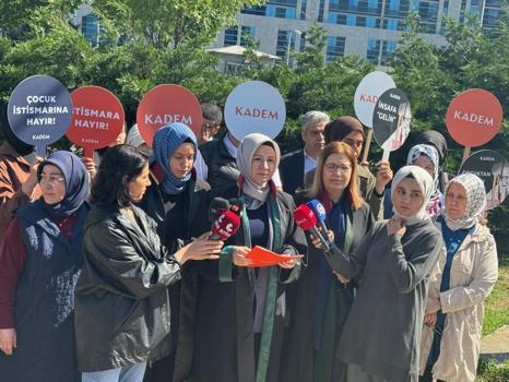 İstanbul - 6 yaşında evlendirme davası: KADEM ve UCİM adliye önünde açıklama yaptı