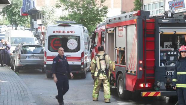 İstanbul - Bağcılar’da 5 katlı binanın bodrum katında yangın