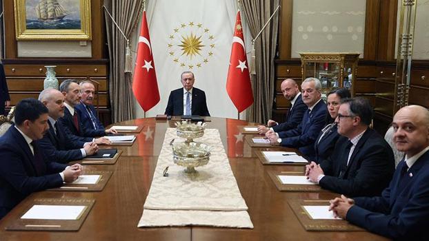 Cumhurbaşkanı Erdoğan, Polonya ve Romanya heyetlerini kabul etti