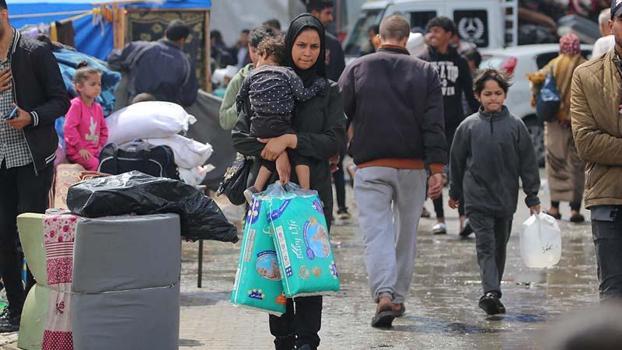 UNİCEF: Refah’ta her 850 kişiye bir tuvalet düşüyor