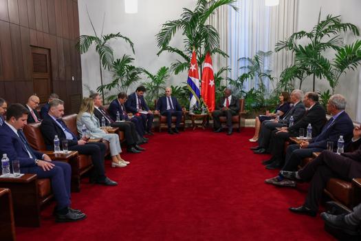 TBMM Başkanı Kurtulmuş, Küba Başbakanı Manuel Cruz ile bir araya geldi (2)