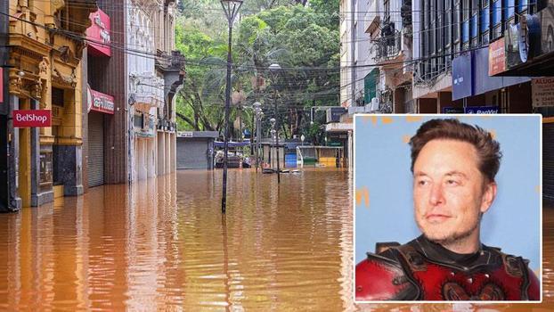 Elon Musk, sel felaketinden etkilenen Brezilya’ya 1000 adet internet anteni bağışladı