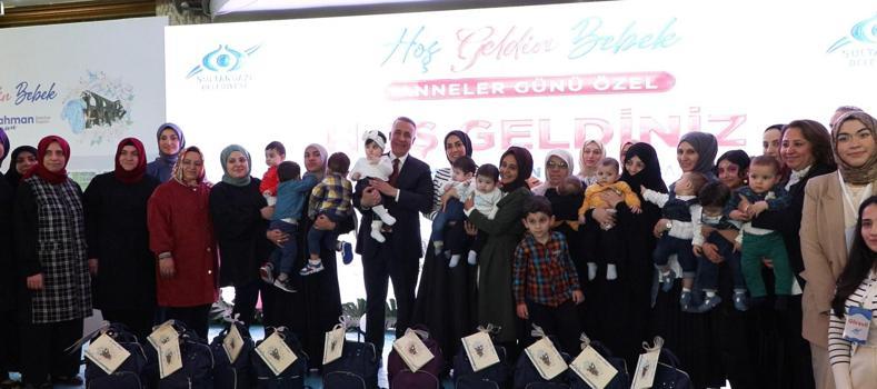 Sultangazi Belediyesi’nden yenidoğan bebeklere ‘hoş geldin’ hediyesi