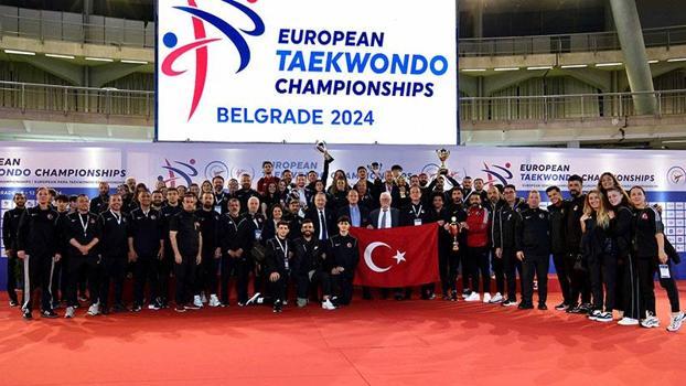 Türkiye, taekwondoda üst üste ikinci kez takım halinde Avrupa şampiyonu oldu