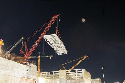 Akkuyu NGS’nin 2’nci güç ünitesinde türbin binası çatısının montajı tamamlandı