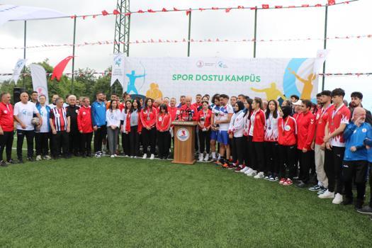 YÖK Başkanı Özvar, 'Spor Dostu Kampüs' projesinin tanıtımını yaptı
