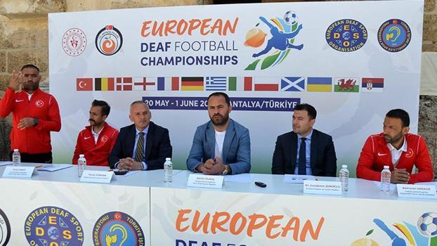 İşitme Engelliler Avrupa Şampiyonası Antalya'da başlıyor
