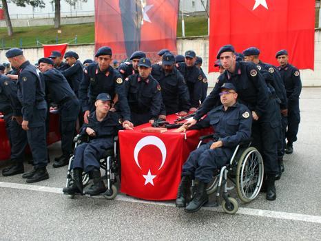 Yozgat'ta 38 engelli vatandaş askerlik yemini etti