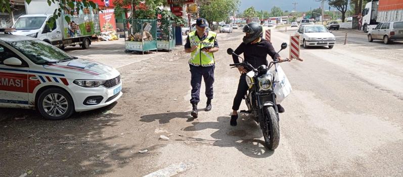 Jandarma’dan motosiklet denetimi
