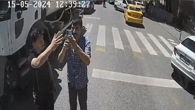 Üsküdar’da İETT otobüs şoförüne saldırı girişimi; otobüsün güvenlik kamera görüntüleri ortaya çıktı