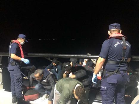 Bodrum'da 44 kaçak göçmen yakalandı